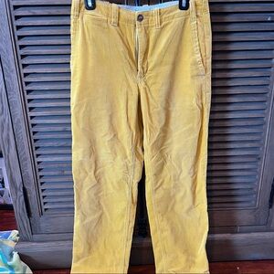 Oversized corduroy polo pants low waisted